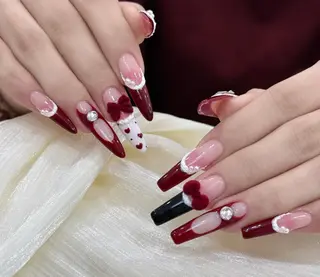 ネイル By moonネイル 🌷ワンホン/韓国風のネイルデザイン