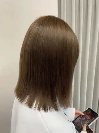 セミロング HACCH所属・💠立川｜艶カラー｜ 似合わせレイヤー💠のヘアスタイル