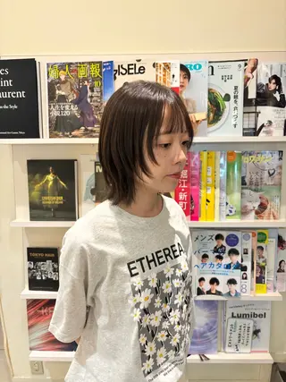 ミディアム Hairs Gallery所属・透明感カラー✨南 津麦のヘアスタイル