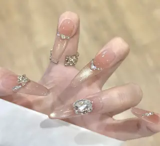 ネイル Miu Miu 🎀 長さだし專門のネイルデザイン