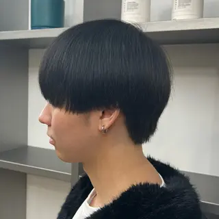 ショート メンズ 🫧ハイトーン×艶 カラー🫧 Rionのヘアスタイル