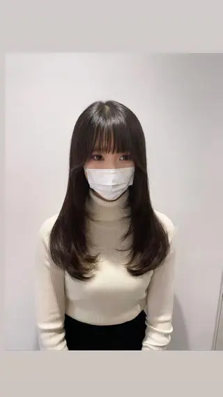ロング 銀座/レイヤーカット 🤍内野すみれのヘアスタイル