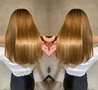 セミロング カラー 髪質改善/縮毛矯正 /naokiのヘアスタイル