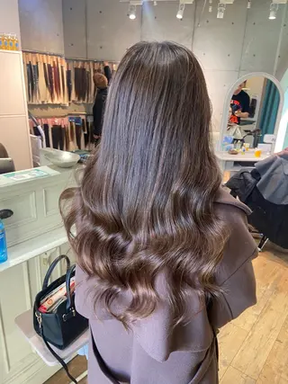 ロング カラー 🧸プルエクステ❤︎ ネイルKAO🧸のヘアスタイル