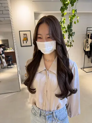 ロング カラー yuka🥕 橿原神宮前のヘアスタイル