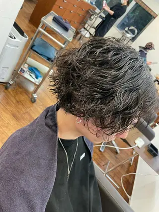 パーマ メンズ 🌸髪質改善🌸 Shuhei🗝♠のヘアスタイル