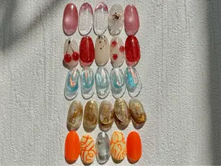 ネイル Qmu nail所属・Qmu nail まりなのネイルデザイン