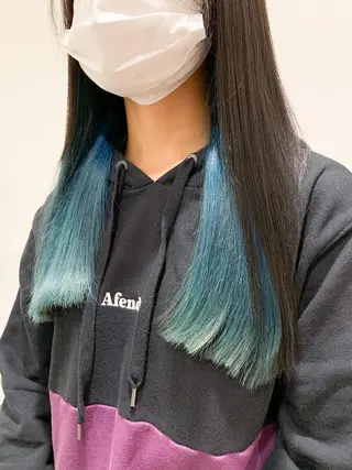 ロング 🍀ケアブリーチ カラー🍀坂井のヘアスタイル