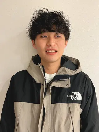 ショート パーマ メンズ メンズハイトーン/栄 /イトウタケルのヘアスタイル