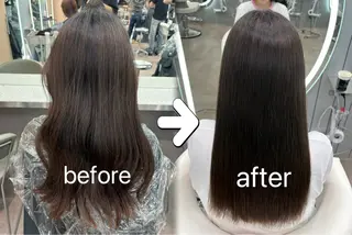 ロング ヘアアレンジ 大宮🩵縮毛矯正 髪質改善 佐藤 和のヘアスタイル