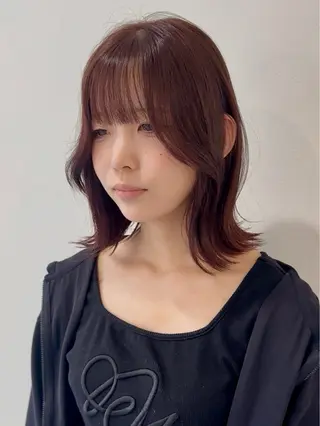 ショート カラー 髪質改善 中川　翔のヘアスタイル