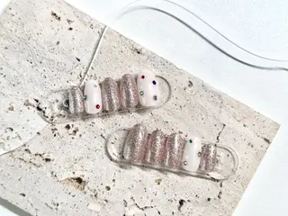 ネイル 【B.nail】名古屋志賀本通-フィルイン/ニュアンス/定額/長さだし-所属・橋立 敬子のネイルデザイン
