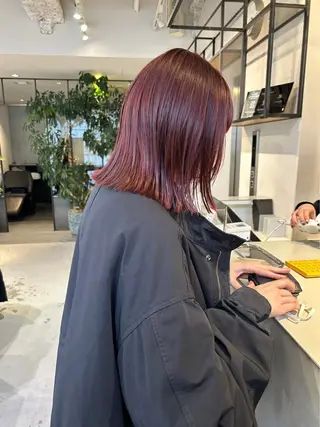 カラー morita yunaのヘアスタイル