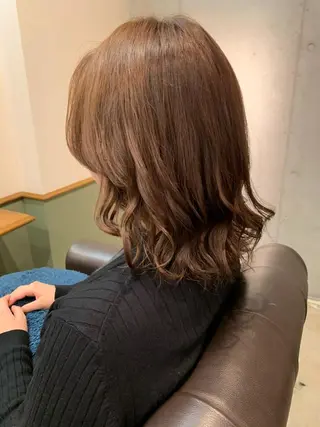 ミディアム カラー saga所属・🌼 みなみ🌼のヘアスタイル