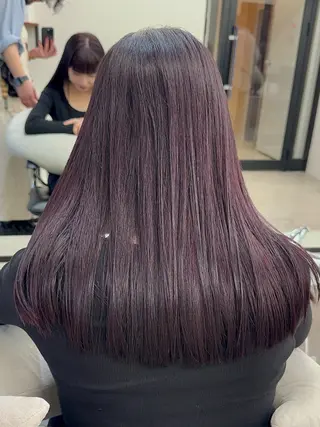 セミロング カラーモデル募集 ✨🤍モモハ🤍✨のヘアスタイル