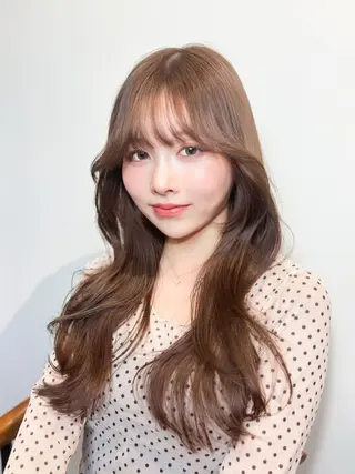 ロング Hazuki レイヤー/艶カラーのヘアスタイル