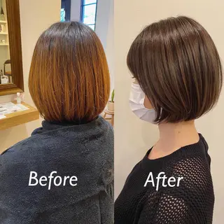 ショート カラー パーマ 美容室Natural Spot所属・鈴木 暁斗のヘアスタイル