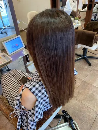 セミロング 大賀 和希のヘアスタイル