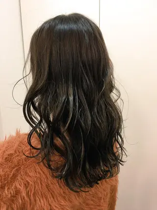 ロング カラー 横山将大/wカラー/ 韓国風パーマ/恵比寿のヘアスタイル