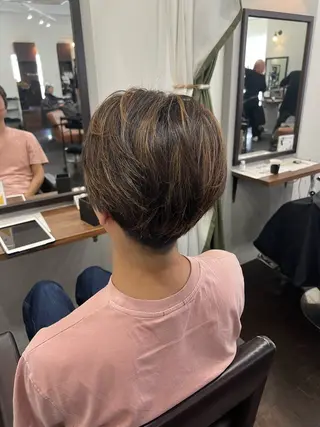 ショート カラー メンズ 小久保 淳平のヘアスタイル