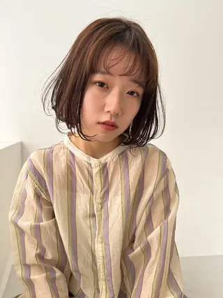 ミディアム カラー 五十嵐ゆり 美髪カラー　武蔵小杉のヘアスタイル