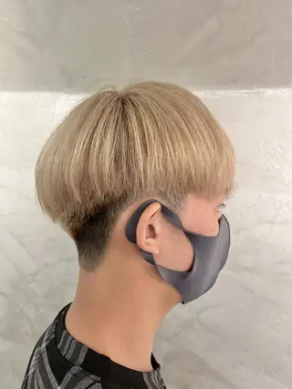 カラー メンズ FUJINO RYOのヘアスタイル