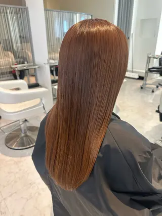 ロング 縮毛矯正/ネイル 🌻ひまわり🌻のヘアスタイル