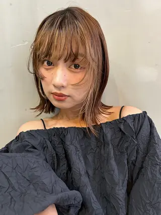 ショート カラー ショート/ボブ専門 宮脇美奈/南船場のヘアスタイル