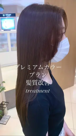 ロング カラー 似合わせカラー/艶 髪質改善/ヨシザキのヘアスタイル