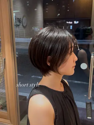 ショート 👑ショート/ボブ 縮毛矯正錦糸町ヒガシのヘアスタイル