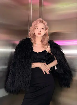 ミディアム カラー ヘアアレンジ miuru/網紅ヘア 🇨🇳レイヤーのヘアスタイル