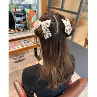 ロング ヘアアレンジ 🦋ヘアメ🦋カット HIBIKIのヘアスタイル