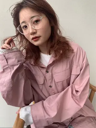 ミディアム ベージュカラー🕊️ 新潟駅/谷口大海のヘアスタイル