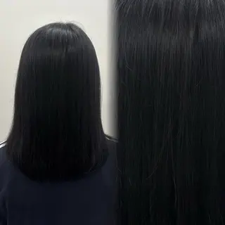 ミディアム カラー 艶髪/韓国ヘア/ 透明感カラー/ トワのヘアスタイル