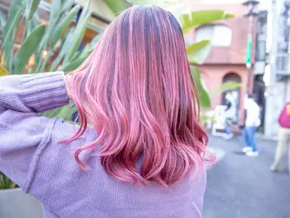 ロング カラー Re:ta Hair 飯田淳平のヘアスタイル