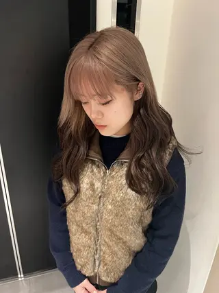 カラー ayaka🫧 中明度カラーのヘアスタイル