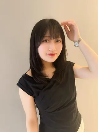 セミロング カラー ✂️似合わせの魔術師 石田一樹✂️のヘアスタイル