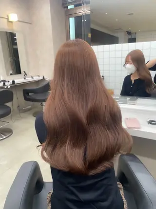 ロング 透明感カラー/ レイヤーカット/優大のヘアスタイル