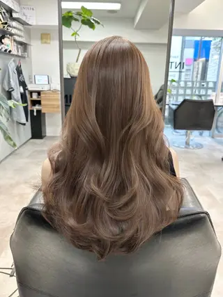 ロング カラー INTRO.by Fi-Ne所属・韓国ヘア 店長NEGIのヘアスタイル