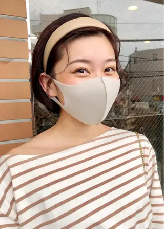 ショート カラー bococa りんのヘアスタイル