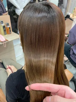 ロング カラー 👑髪質改善の匠👑 サンジョウ ユウキのヘアスタイル