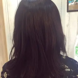 セミロング カラー embrace エンブレイスのヘアスタイル