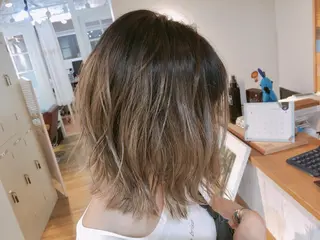 ミディアム maki ＊のヘアスタイル