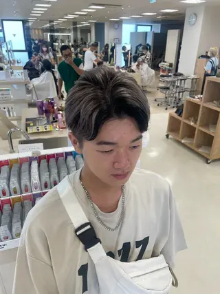 カラー メンズ 暖色レイヤー 🥀REIRIのヘアスタイル