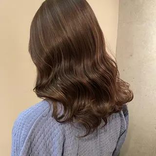 セミロング カラー saga所属・🌼 みなみ🌼のヘアスタイル