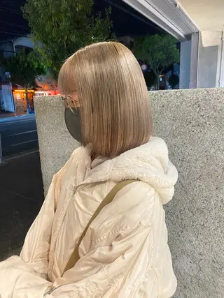 ミディアム カラー レイヤーカット/ ダブルカラー/櫻井のヘアスタイル