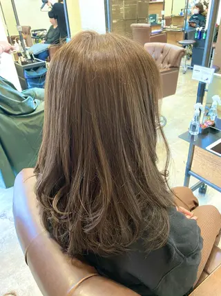 ロング カラー 🟢NEGi🟣 🫧髪質改善のヘアスタイル