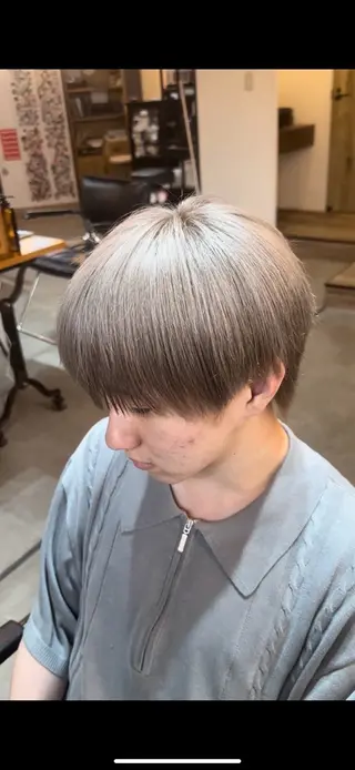 カラー メンズ特化/ショート /ツイスパ/結希のヘアスタイル