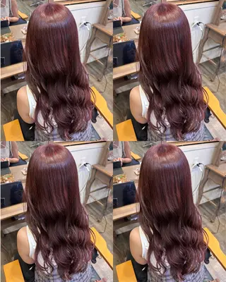 ロング カラー SALOWIN 新宿三丁目me+所属・レイヤー/ボブ/ 髪質改善/石井ハルカのヘアスタイル