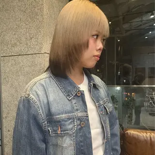 カラー 🥀ツヤハイトーン /hinata✞✟のヘアスタイル
